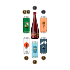 Beer VARVAR Trophy Set 5 cans*0.33l+1 bottle 0.375l
