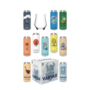 Пиво VARVAR       MixerSet 10банок*0.33л +келих Anniversary Gla