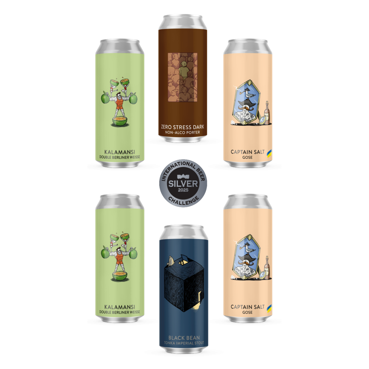 Пиво VARVAR   6-pack SILVER 6 банок*0.33л