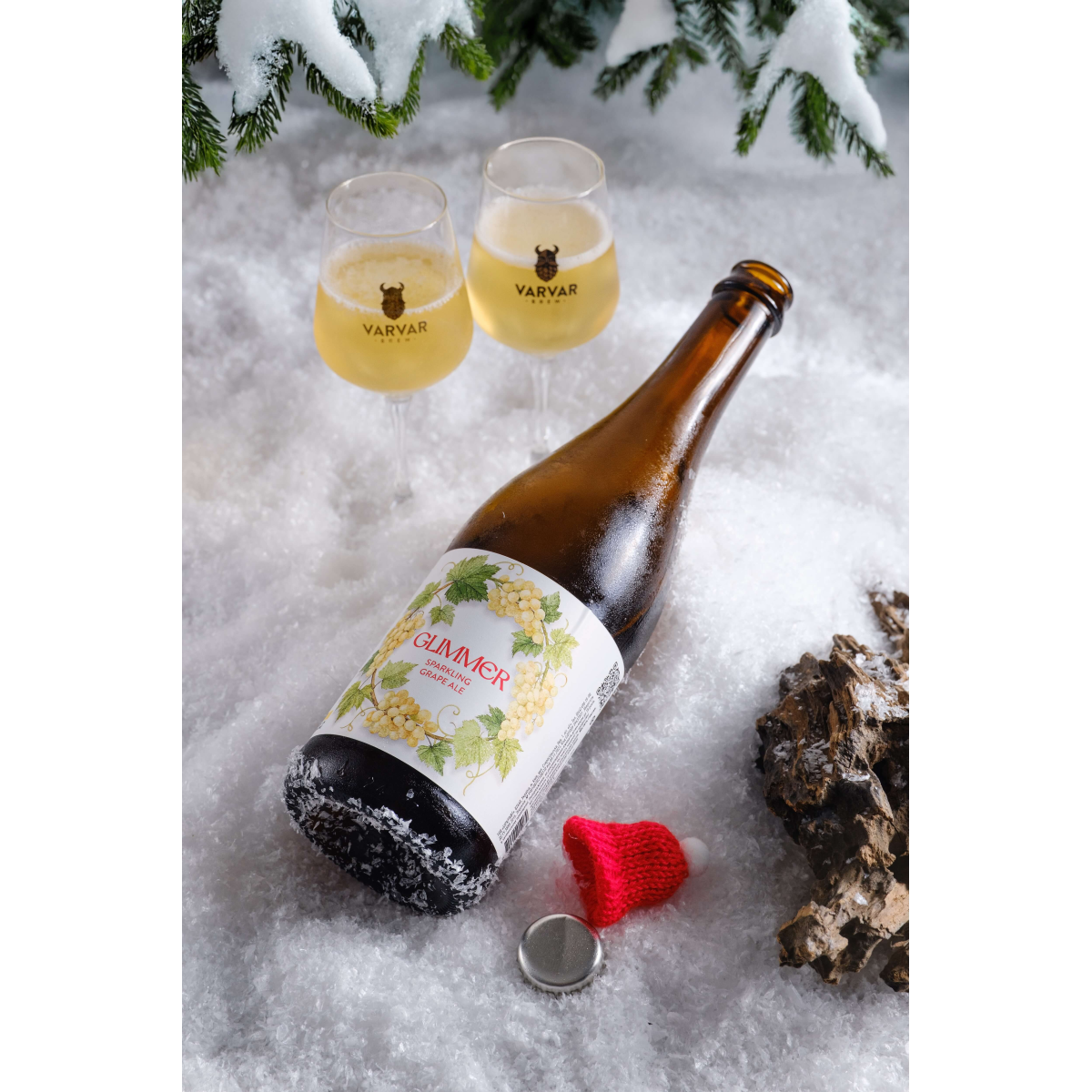 Пиво VARVAR GLIMMER світле 6.0% 0.75л