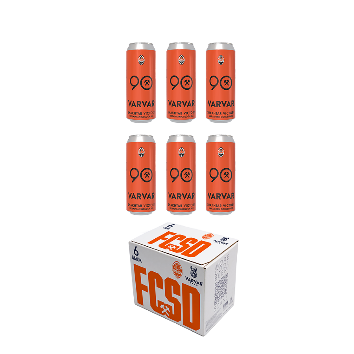 Beer VARVAR 6-Pack SHAKHTAR 90
