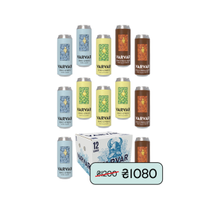 Пиво Varvar, Non-Alco Box 12 банок*0.33л